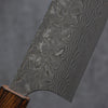 Yoshimi Kato R2/SG2 Damascus Bunka 165mm Burnt Oak Handle - Seisuke Knife