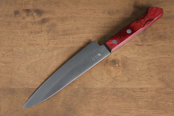 Nao Yamamoto White Steel No.2 Petty-Utility 150mm Red Pakka wood Handle - Seisuke Knife