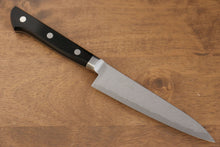  Seisuke VG10 Damascus Petty-Utility 120mm Black Pakka wood Handle - Seisuke Knife