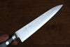 Seisuke VG10 Damascus Petty-Utility 120mm Black Pakka wood Handle - Seisuke Knife