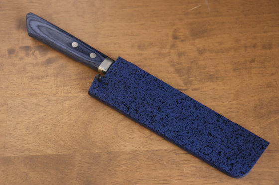 Kaneko Blue Pakkawood Sheath for Usuba with Plywood Pin 165mm - Seisuke Knife