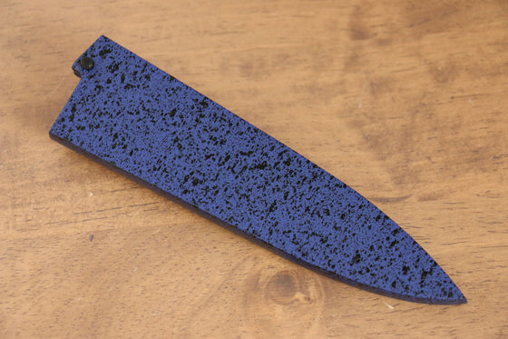 Blue Pakka wood Sheath for 120mm Petty-Utility with Plywood pin Kaneko - Seisuke Knife
