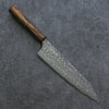 Yoshimi Kato R2/SG2 Damascus Kiritsuke Gyuto 210mm Burnt Oak Handle - Seisuke Knife