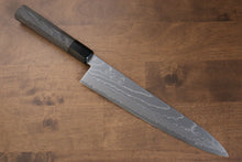  Kajin Cobalt Special Steel Damascus Gyuto  240mm Gray Pakka wood Handle - Seisuke Knife