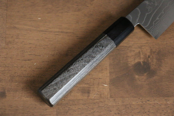 Kajin Cobalt Special Steel Damascus Gyuto 240mm Gray Pakka wood Handle - Seisuke Knife