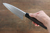 [Left Handed] Hideo Kitaoka White Steel No.2 Damascus Deba Japanese Chef Knife 180mm - Seisuke Knife