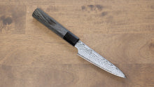  Kanjyo VG10 Damascus Petty-Utility 120mm Gray Pakka wood Handle - Seisuke Knife