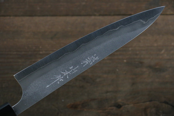 Yamamoto Silver Steel No.3 Nashiji Petty Japanese Chef Knife 150mm with Walnut Handle - Seisuke Knife