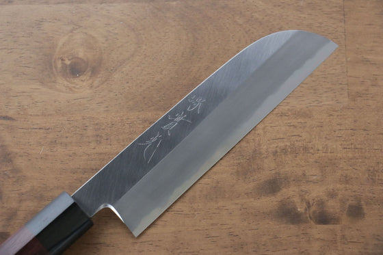 Jikko White Steel No.2 Kamagata Usuba 165mm Shitan Handle - Seisuke Knife