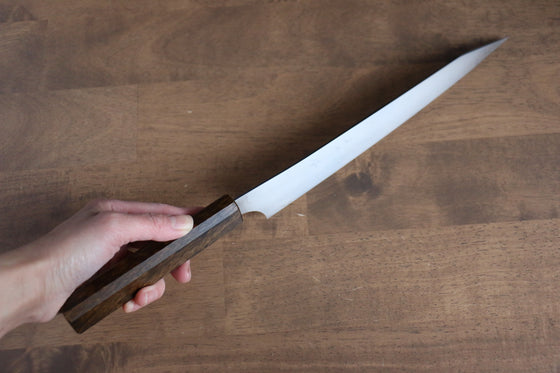 Yu Kurosaki Gekko HAP40 Sujihiki 240mm Oak Handle - Seisuke Knife