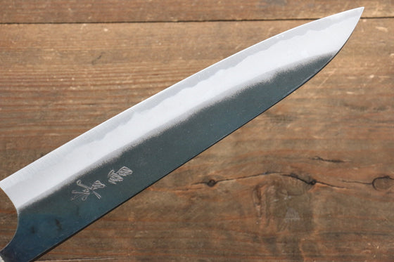 Masakage Masakage Mizu Blue Steel No.2 Black Finished Gyuto 210mm with American Cherry Handle - Seisuke Knife