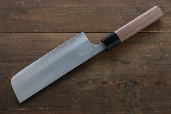 Yamamoto Silver Steel No.3 Nashiji Nashiji Japanese Chef Knife 165mm with Walnut Handle - Seisuke Knife