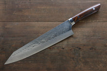  Takeshi Saji SRS13 Hammered Damascus Kiritsuke 270mm Ironwood Handle - Seisuke Knife