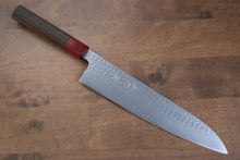  Yu Kurosaki Senko SG2 Hammered Gyuto 240mm Shitan (ferrule: Red Pakka wood) Handle - Seisuke Knife