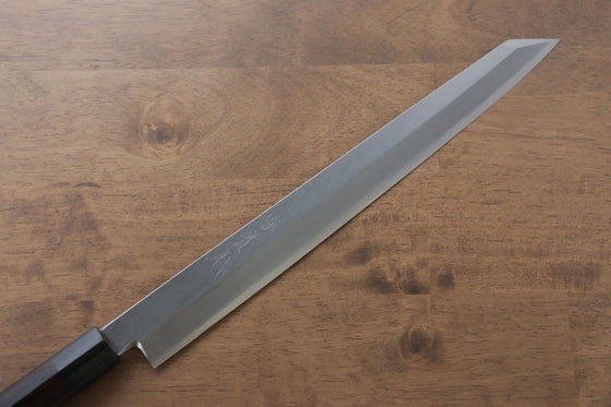 Jikko Silver Steel No.3 Kiritsuke Yanagiba 300mm Shitan Handle - Seisuke Knife