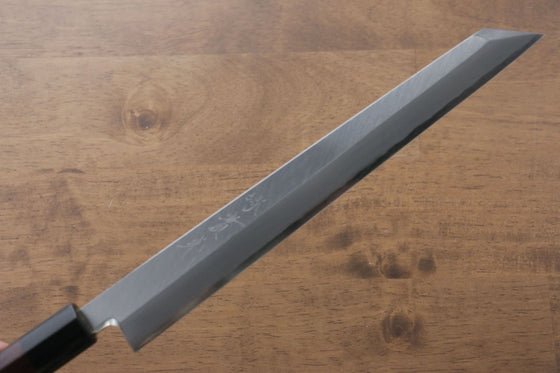 Jikko Silver Steel No.3 Kiritsuke Yanagiba 240mm Shitan Handle - Seisuke Knife