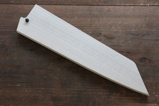 Magnolia Saya Sheath for Kengata Gyuto Knife with Plywood Pin - 190mm - Seisuke Knife