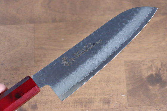 Sakai Takayuki Nanairo VG10 33 Layer Santoku 180mm ABS resin(Tortoiseshell) Handle - Seisuke Knife