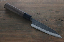  Yu Kurosaki Blue Super Clad Hammered Kurouchi Petty Japanese Chef Knife 120mm - Seisuke Knife