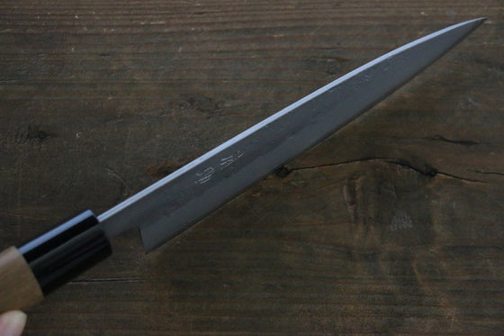 Seisuke Blue Steel No.2 Nashiji Hiraki 165mm Chestnut Handle - Seisuke Knife
