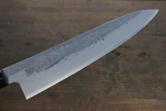 Seisuke Blue Steel No.2 Nashiji Gyuto  210mm Chestnut Handle - Seisuke Knife