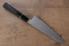 Takeshi Saji Blue Steel No.2 Colored Damascus Gyuto 180mm with Ebony with Ring Handle - Seisuke Knife