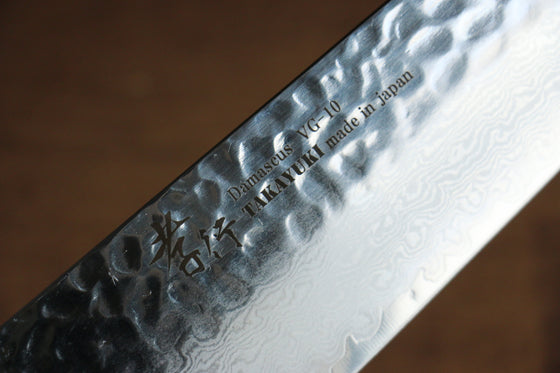 Sakai Takayuki Nanairo VG10 33 Layer Kengata Gyuto 190mm ABS resin(Tortoiseshell) Handle - Seisuke Knife
