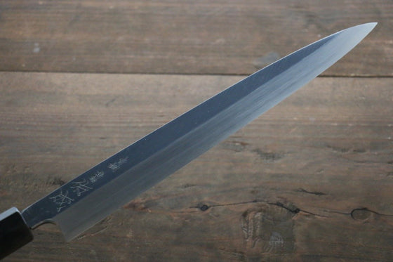 Sukenari Blue Steel No.2 Hongasumi Yanagiba Magnolia Handle - Seisuke Knife