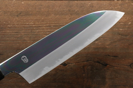 Choyo Blue Steel No.1 Mirrored Finish Santoku 180mm - Seisuke Knife