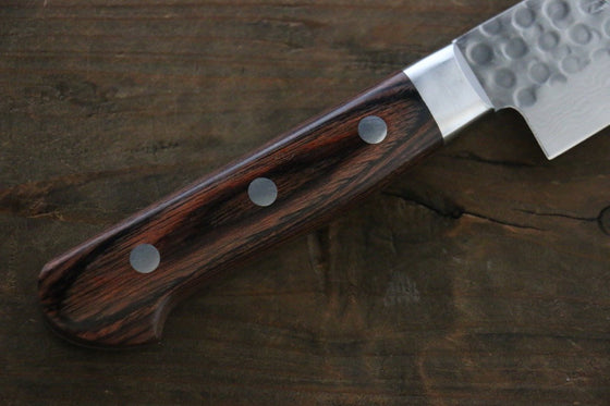 Seisuke VG10 17 Layer Damascus Sujihiki Japanese Knife 240mm Mahogany Handle - Seisuke Knife