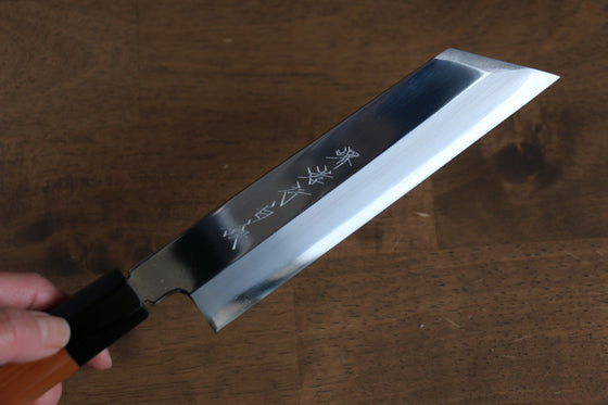 Sakai Takayuki Hakugin INOX Mirrored Finish Mukimono 180mm Yew Handle - Seisuke Knife
