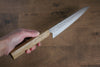 Seisuke Tsukikage AUS10 Migaki Finished Hammered Damascus Gyuto 180mm Oak Handle - Seisuke Knife