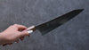 Yu Kurosaki Senko Ei SG2 Hammered Gyuto 240mm Padoauk Handle - Seisuke Knife