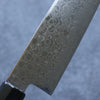 Misuzu AUS10 Damascus Migaki Finished Santoku 180mm Magnolia Handle - Seisuke Knife