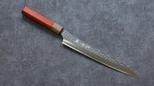  Yu Kurosaki Senko Ei SG2 Hammered Sujihiki 240mm Padoauk Handle - Seisuke Knife