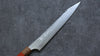 Yu Kurosaki Senko Ei R2/SG2 Hammered Sujihiki 240mm Padoauk Handle - Seisuke Knife