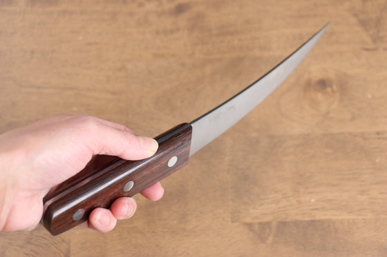 Seisuke Sanzoku Japanese Steel Butcher(Small) 150mm Shitan Handle - Seisuke Knife