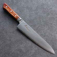  Sakai Takayuki VG5 Hammered Gyuto  210mm Brown Pakka wood Handle - Seisuke Knife
