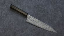  Yoshimi Kato VG10 Damascus Kiritsuke Gyuto 210mm Enju Lacquered(Black） Handle - Seisuke Knife