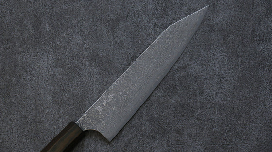 Yoshimi Kato VG10 Damascus Kiritsuke Gyuto 210mm Enju Lacquered(Black） Handle - Seisuke Knife