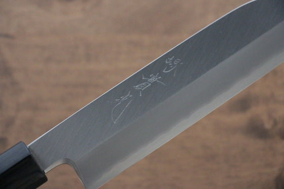 Jikko Silver Steel No.3 Kamagata Usuba 165mm Shitan Handle - Seisuke Knife
