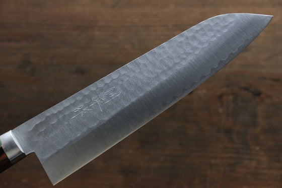 Kunihira VG1 Hammered Gyuto Japanese Knife 180mm Mahogany Handle - Seisuke Knife