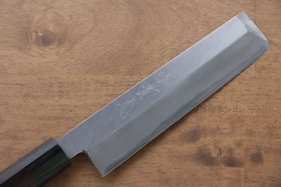 Jikko White Steel No.2 Usuba 165mm Shitan Handle - Seisuke Knife