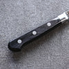 Seisuke Nami AUS10 Mirrored Finish Damascus Petty-Utility 135mm Black Pakka wood Handle - Seisuke Knife