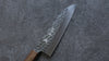 Yu Kurosaki Senko R2/SG2 Hammered Small Santoku 150mm Padoauk Handle - Seisuke Knife