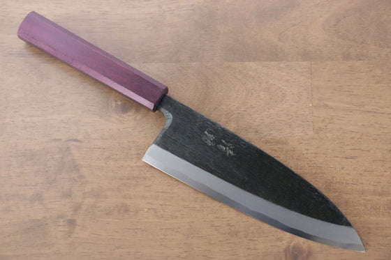Seisuke White Steel No.2 Kurouchi Deba 180mm - Seisuke Knife