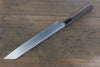[Left Handed] Hideo Kitaoka White Steel No.2 Damascus Kiritsuke Yanagiba Japanese Chef Knife 270mm - Seisuke Knife