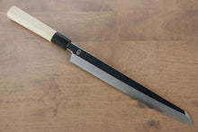  Choyo Silver Steel No.3 Mirrored Finish Kengata Yanagiba  270mm Magnolia Handle - Seisuke Knife