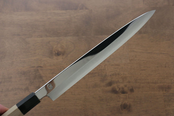Choyo Silver Steel No.3 Mirrored Finish Yanagiba 270mm Magnolia Handle - Seisuke Knife