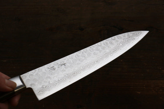 Seisuke VG10 17 Layer Damascus Gyuto Japanese Knife 180mm Mahogany Handle - Seisuke Knife